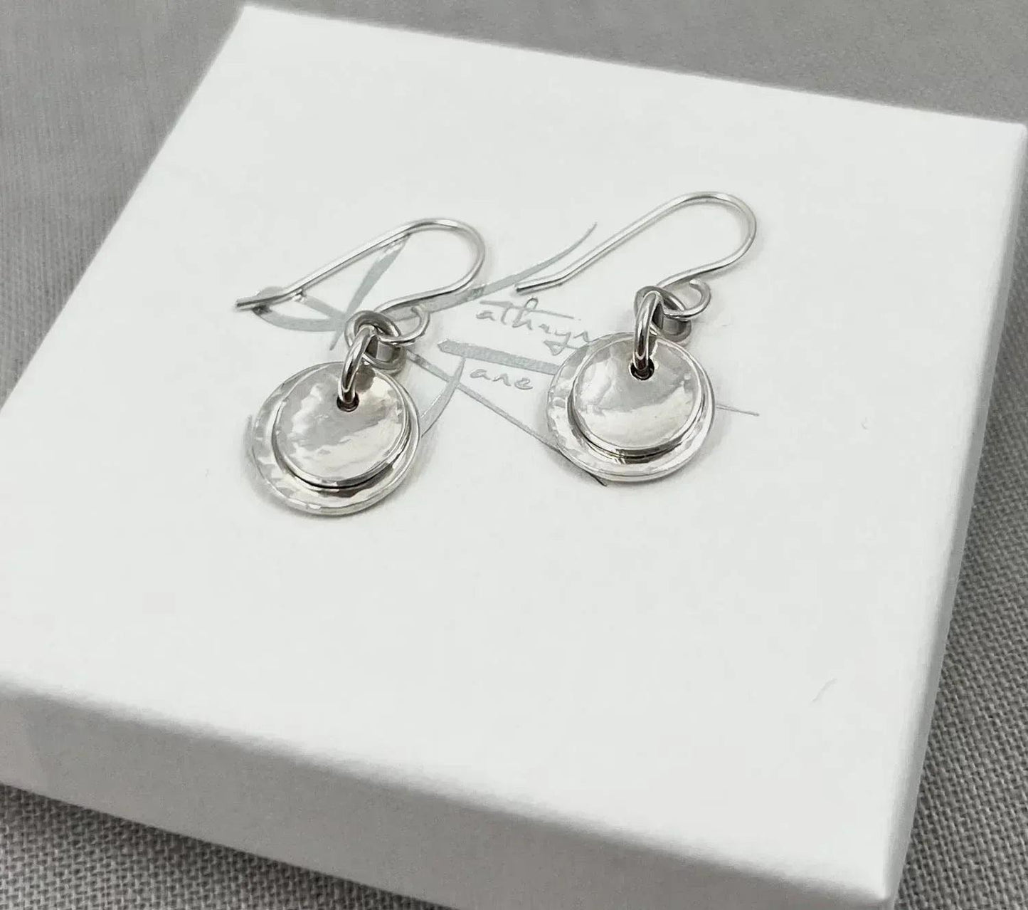 008LayeredDomeDropEarrings - Kathryn Jane Jewellery