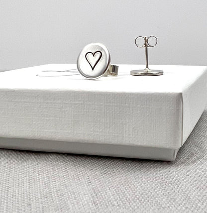 Heart Studs