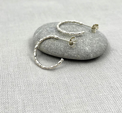 Patterned Stud Hoops