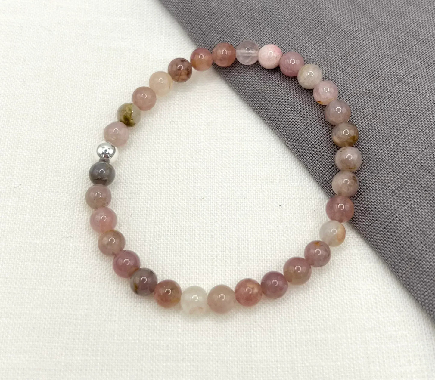Mixed Rose Quartz Bracelet - Kathryn Jane Jewellery
